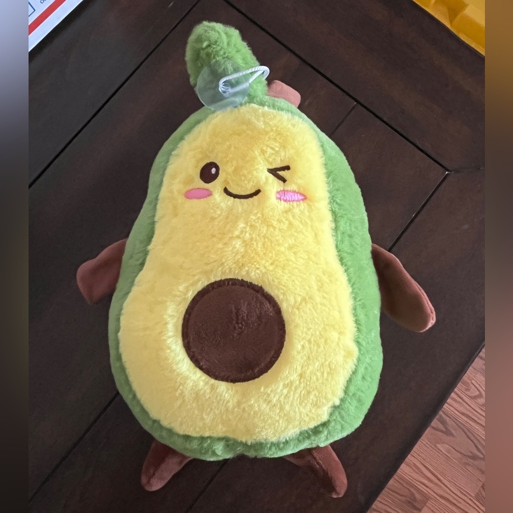 Squishy Plush Avocado Stuffed Animal Toy